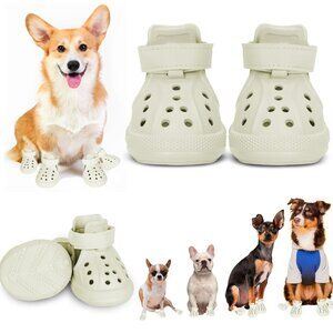 NWT Dog Booties and Paw Protectors, Non-Slip Waterproof Dog Sandals Boots Size 5